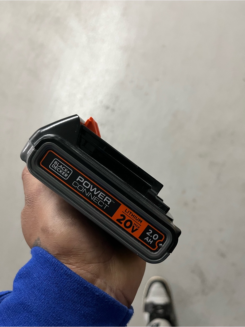 Black & Decker 20V Power Connect Battery Pack - Black and Orange